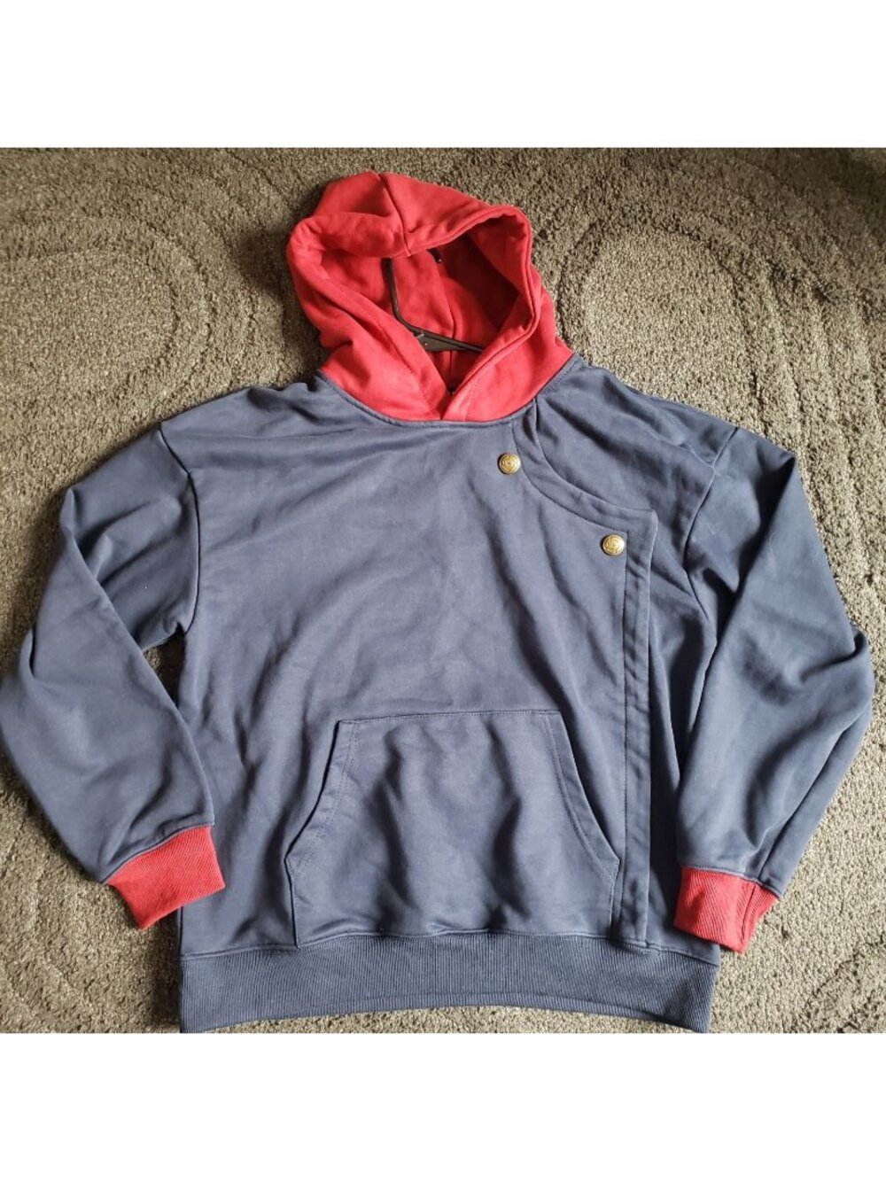 NWT Jujutsu Kaisen Invicta Kuru Gym Sorcerers Pullover Hoodie Yuji Itadori M